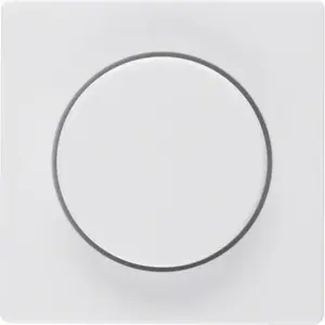 Berker 11376089 Rotary Dimmer, Mountable, White