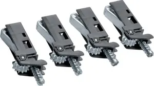 Hager VZ405N Volta Hollow Wall Mounting Set, 4 Pieces