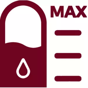A water level indication for easy filling