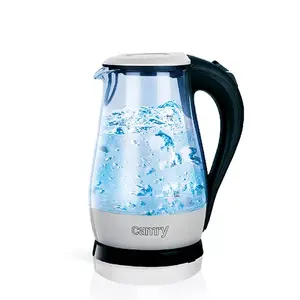 Electric kettle Camry 1.7 L 2200 W Black Stainless steel Transparent