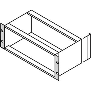 Stendas aksesuārs SCHROFF Pentair X-19" Leņķis ar roktura caurumiem 3U