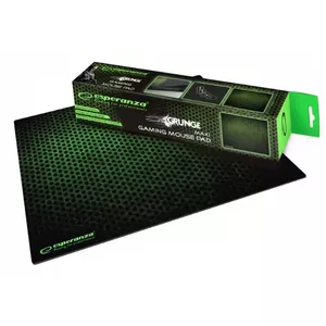 Mouse pad ESPERANZA EGP103G — gaming rubber pad, 400×300×3 mm, patterned green