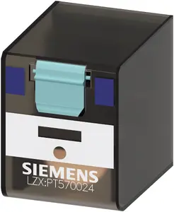 Siemens spraudņa relejs LZX:PT570024 ar 4 POK kontaktiem un 6A maksimālo strāvu
