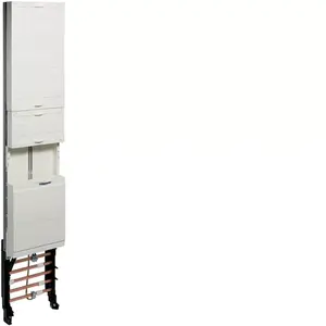 Hager ZH53X9S electrical box white 1350 mm height 1-field universal complete panel