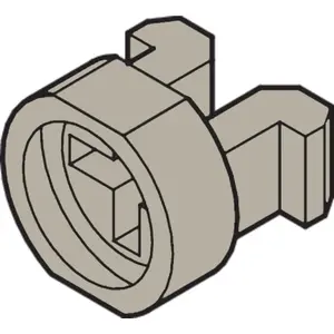 Крепление SCHROFF multipacPRO 21100-464 полиамид серое, 1 шт