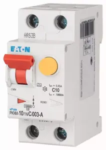 Дифференциальный автоматический выключатель Eaton PKNM-10/1N/C/003-A-MW, 10А, 230В, тип A