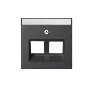 Gira 2640 28 RJ-45 Anthracite Modular Jack Cover for System 55