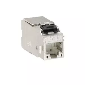 Gira 574000 RJ45 Cat 6A modulārais savienotājs ar putekļu aizsardzību, metālisks