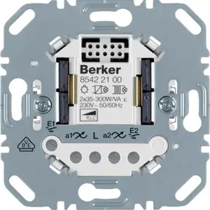 Рамка для выключателя / накладка berker 85422100, металл, 1 шт.