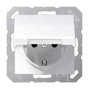 Outlet box JUNG AS 1520 BFKL WW Type F white for flush mounting