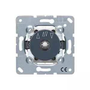 Electrical switch 2P JUNG 1234.20, 2-pole, 250 V AC, 10 A, metallic