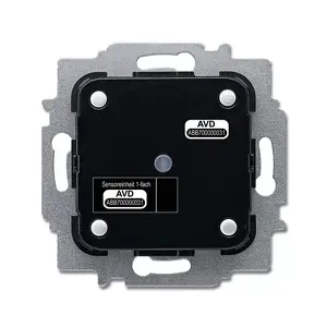 Switching/dimming actuator Busch-Jaeger 6221/1.0, flush-mounted, 24 V DC, IP20, 71×71×23 mm