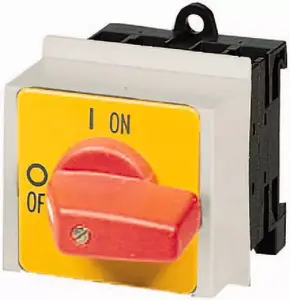 Переключатель (toggle) EATON P1-25/IVS-RT — 3-полюсный, многоцветный, 49×70 мм