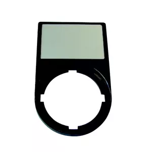 Eaton M22S-ST-X93 apzīmējumu plāksnīte I-0-II, 50 x 30 mm, melna