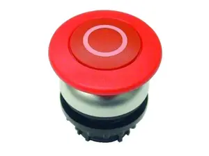 Eaton M22-DRP-R-X0 Mushroom Pushbutton Switch, Red, IP66/IP67/IP69