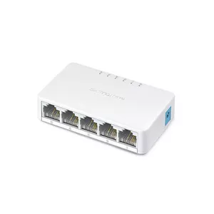 Mercusys MS105 tīkla pārslēgs Nepārvaldīts Fast Ethernet (10/100) Balts