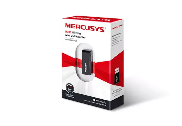 Беспроводной USB адаптер Mercusys MW300UM Photo 3