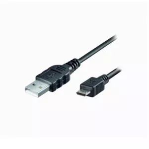 USB кабель e+p TL 592 1м Micro-USB B USB A Черный