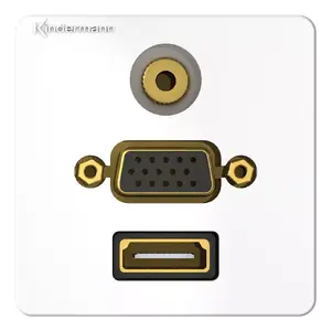Розетка HDMI VGA 3.5mm Kindermann 7456000586