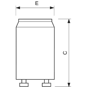Philips S2 Apgaismojuma starteris 4-22W Lampām 220-240V Baltā Plastmasas