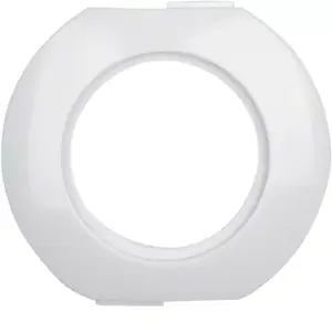 Sienas plāksne / slēdža vāciņš Hager 138159, balts, duroplasts, plastmasa, 10 gab. iep.