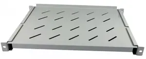 Rack shelf ALLNET ALL-S0002101, 19" (48.3 cm), 450 mm width, 550 mm depth, silver