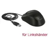 MITEL DeLOCK 12548 левая USB оптическая мышь 2400 DPI Photo 2