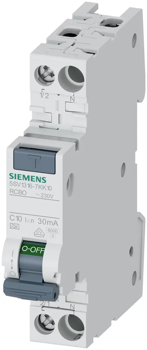 Siemens 5SV1316-7KK10 Drošības slēdzis 10 A