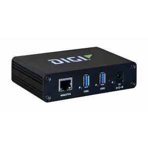 Digi AW02-G300 interfeisa centrmezgls USB 3.2 Gen 1 (3.1 Gen 1) Type-A 1000 Mbit/s Melns