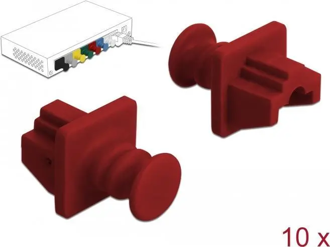 Putekļu vāciņš DeLOCK 86510 RJ-45 10
