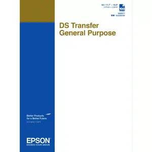 Transfer paper Epson C13S400077 for inkjet, A3 (297×420 mm), 100 sheets, 87 g/m²