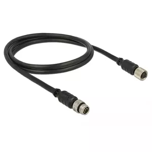 Кабель сенсора/актуатора DeLOCK 12690 1м M8 черный
