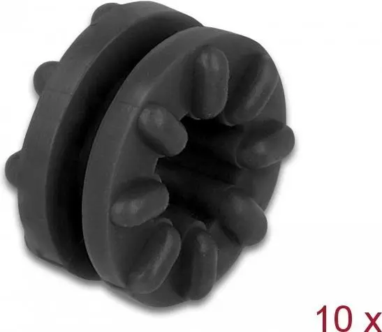 Gromets DeLOCK Antivibrācijas gromets melns 10