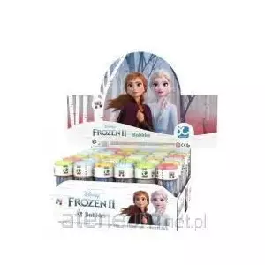 Bubble solution display Brimarex Bubbles Frozen 2 — 60 ml bottles, pack of 36
