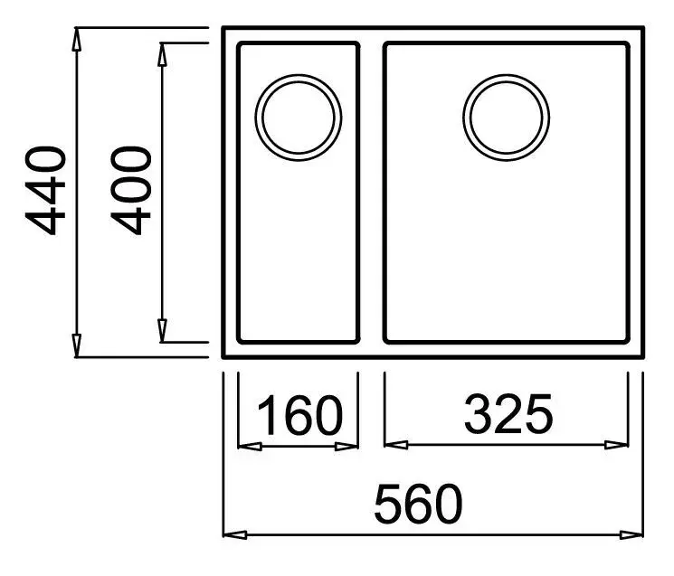 Kitchen sink TEKA Square 560TG single-bowl Photo 2