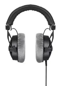 Studijas austiņas Beyerdynamic DT 770 PRO 80Ω — slēgtas, apkārtausu, 5–35000 Hz, 96 dB, 3.5 mm, zelta pārklājuma savienotājs