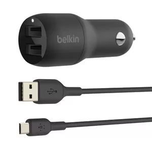 Belkin CCE002BT1MBK PDA/mobīlo telefonu lādētājs Universāls Melns Cigāru šķiltavas Auto