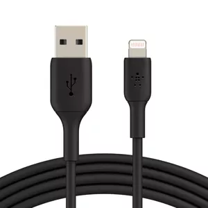Кабель Lightning Belkin CAA001BT1MBK 1 м Черный