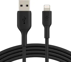 Кабель Lightning Belkin CAA001BT1MBK 1 м Черный