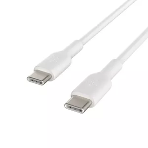 Belkin CAB003BT1MWH USB kabelis 1 m USB C Balts