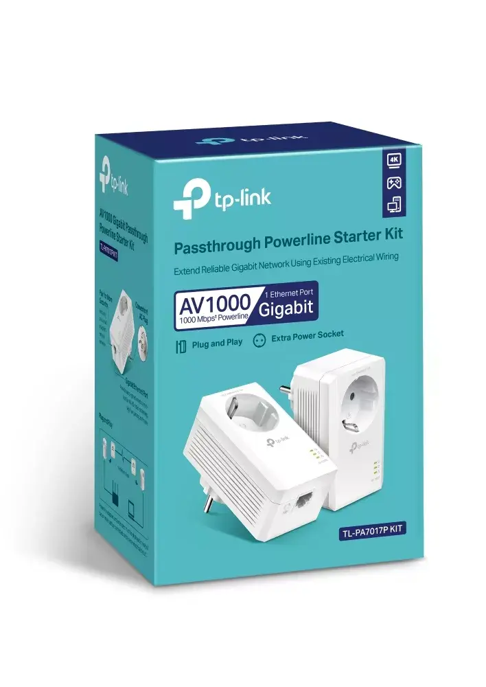 Адаптер Powerline TP-Link AV1000 Photo 8