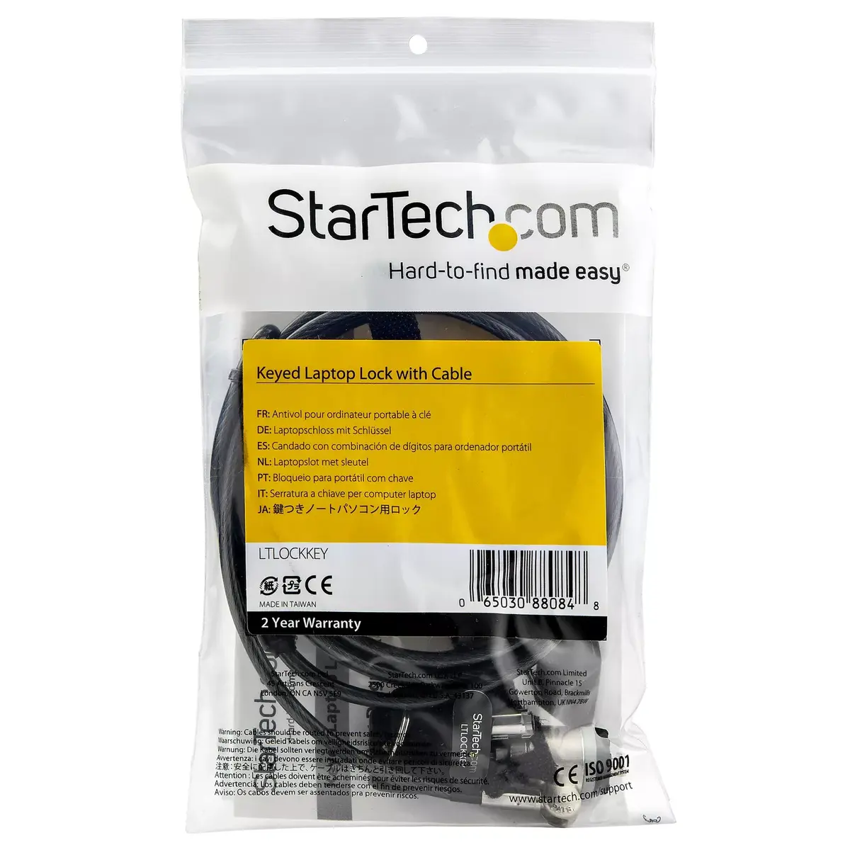 Laptop Cable Lock StarTech.com LTLOCKKEY Photo 5