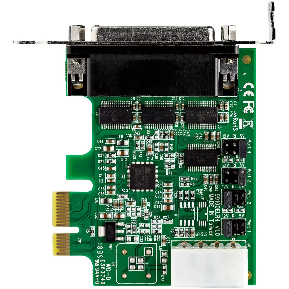 StarTech PEX4S953LP PCIe 4-порт RS232 карта Photo 6