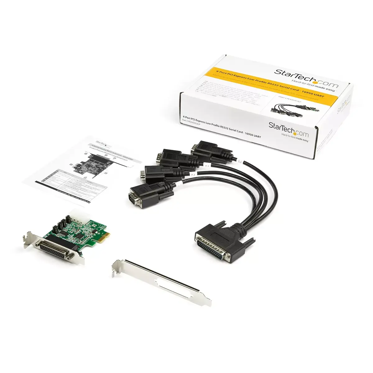 StarTech PEX4S953LP PCIe 4-порт RS232 карта Photo 7