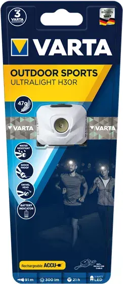 Налобный фонарь Varta ULTRALIGHT H30R Photo 2