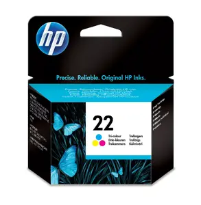 Картридж HP 22 Tri-color C9352AE — водорастворимые чернила, 5 мл, стандартная ёмкость, 165 стр.