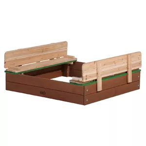 AXI Ella Sandbox with Benches Brown and Green
