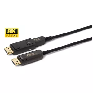 DisplayPort cable Microconnect DP-MMG-1500MBV1.4OP 15 m Black