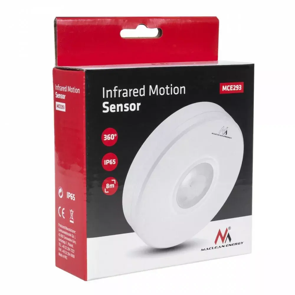 Infrared motion sensor MACLEAN MCE293W Photo 2
