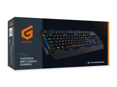 Mehāniskā spēļu tastatūra Conceptronic KRONIC RGB Photo 4